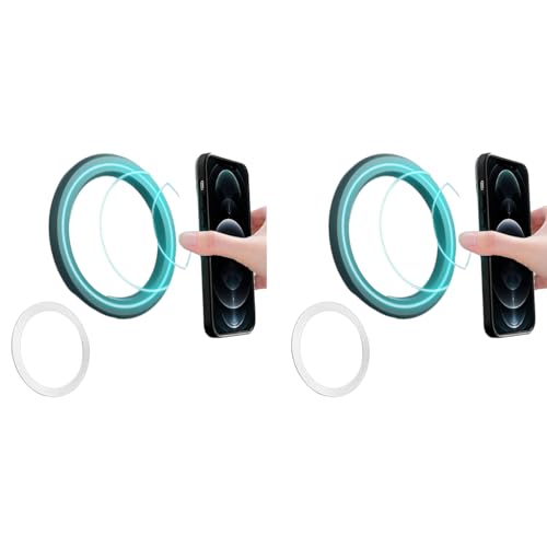 ZORBES® MagSafe Ring Wall Mount Magnetic Mobile Holder for iPhone 15 14 13 12 Pro Max Plus with Case Slim Adhesive Phone Grip 2PCS ZORBES® MagSafe Ring Wall Mount Magnetic Mobile Holder for iPhone 15 14 13 12 Pro Max Plus with Case Slim Adhesive Phone Grip 2PCS